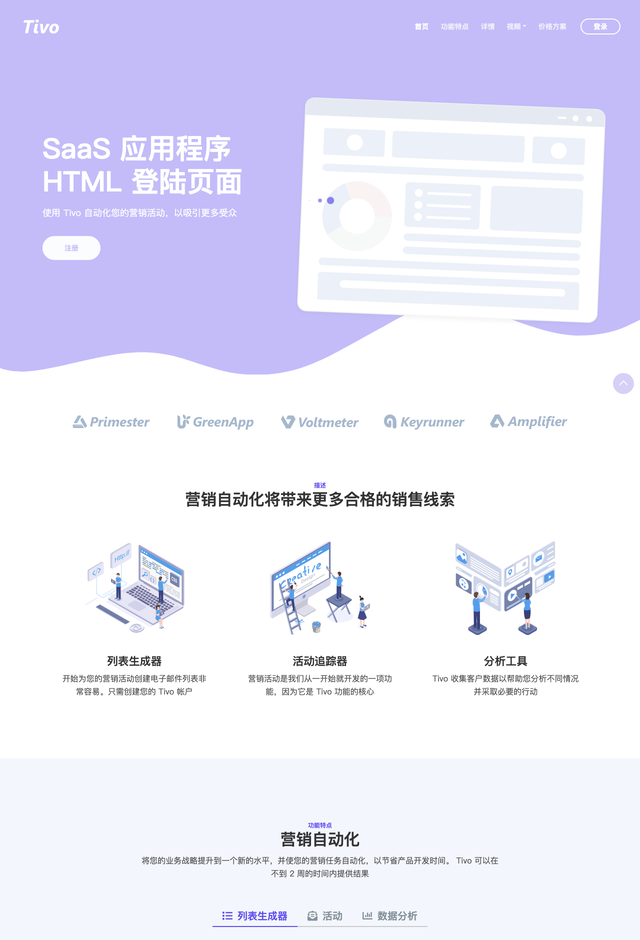 Tivo网站模板